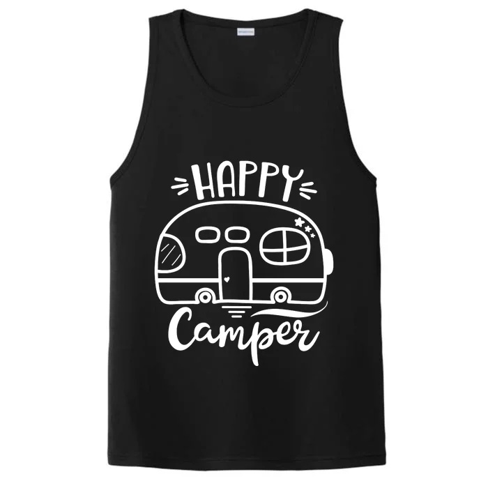 Happy Camper Adventure Travel Performance Tank