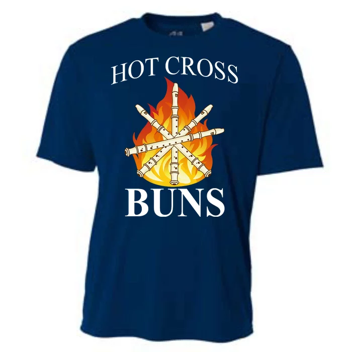 Hot Cross Buns Metal Rock Cooling Performance Crew T-Shirt