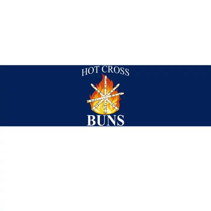 Hot Cross Buns Metal Rock Bumper Sticker