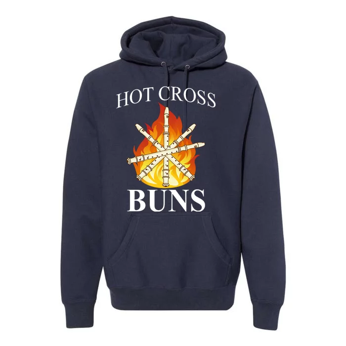 Hot Cross Buns Metal Rock Premium Hoodie