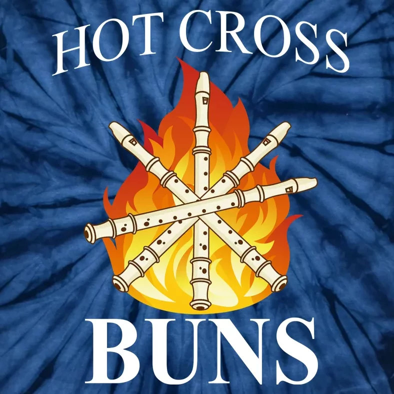 Hot Cross Buns Metal Rock Tie-Dye T-Shirt