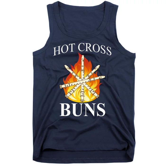 Hot Cross Buns Metal Rock Tank Top