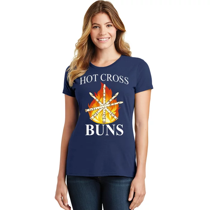 Hot Cross Buns Metal Rock Women's T-Shirt