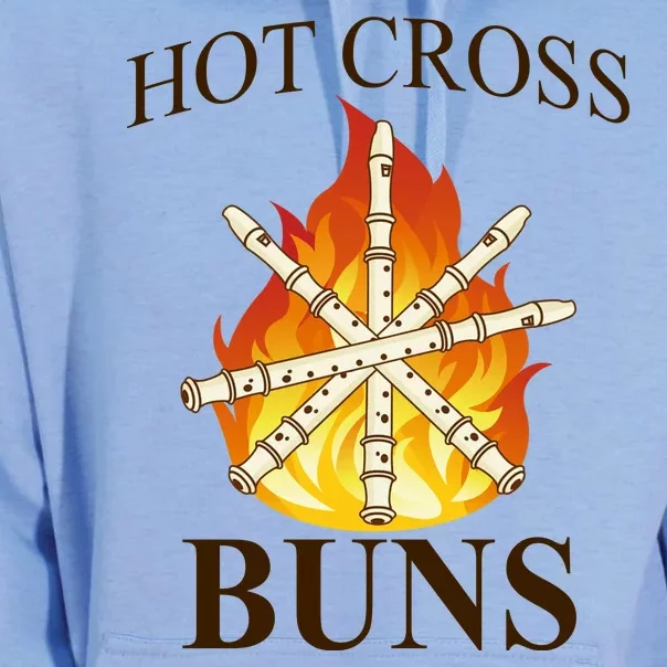 Hot Cross Buns Metal Rock Unisex Surf Hoodie