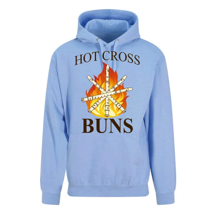 Hot Cross Buns Metal Rock Unisex Surf Hoodie