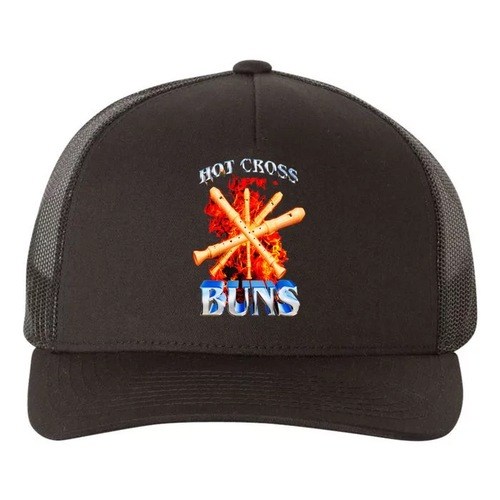 Hot Cross Buns Yupoong Adult 5-Panel Trucker Hat