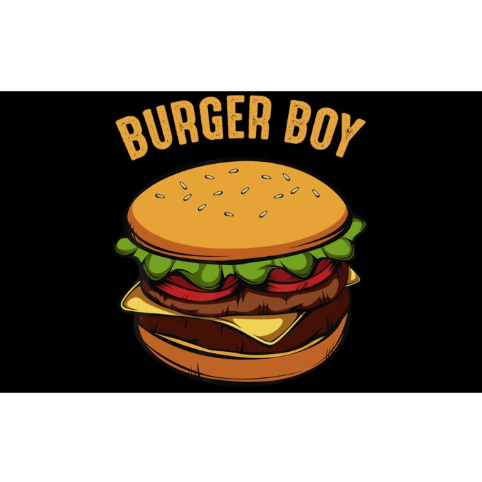 Hamburger Cheeseburger Burger Boy Funny Fast Food Lover Bumper Sticker