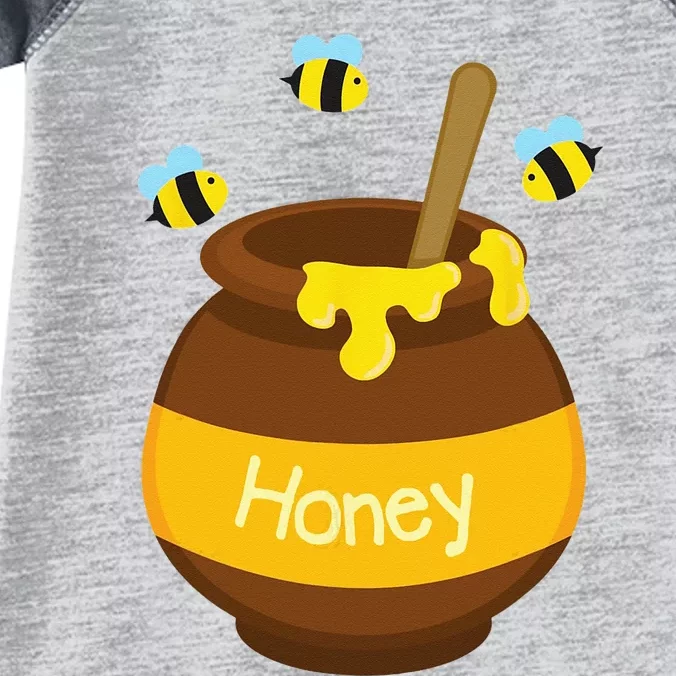 Honey Cute Bee Buzzing Beehive Pot Flying Funny Beekeeping Infant Baby Jersey Bodysuit