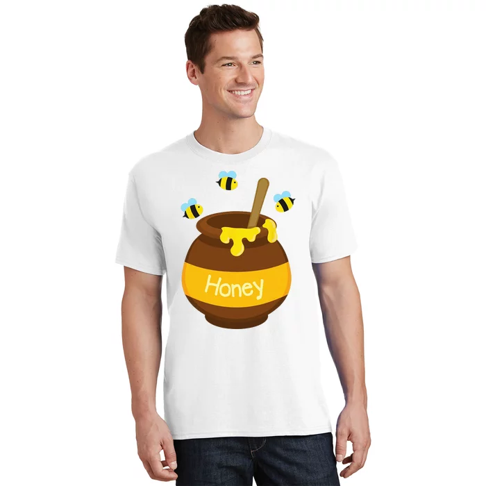 Honey Cute Bee Buzzing Beehive Pot Flying Funny Beekeeping T-Shirt