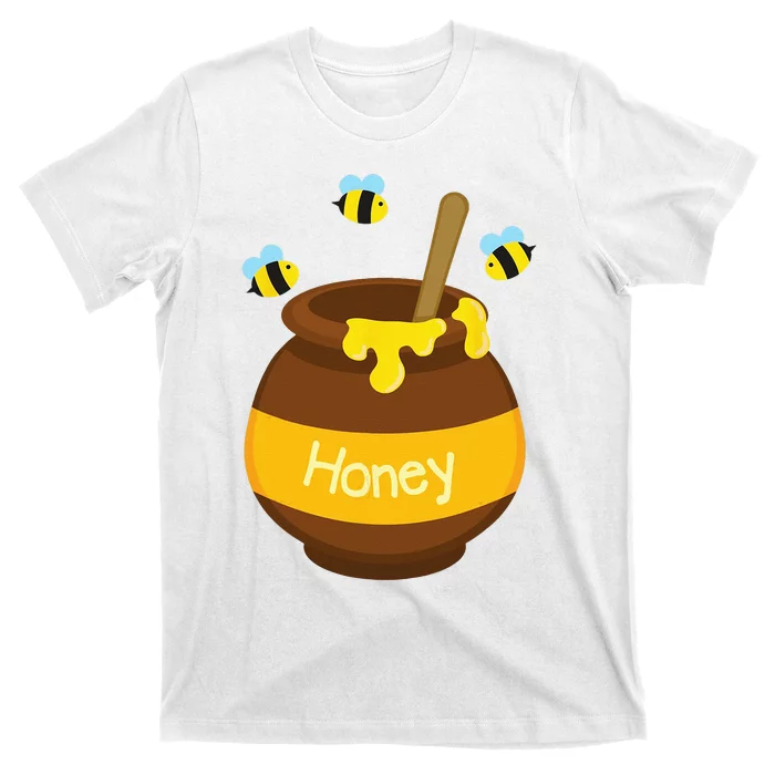 Honey Cute Bee Buzzing Beehive Pot Flying Funny Beekeeping T-Shirt