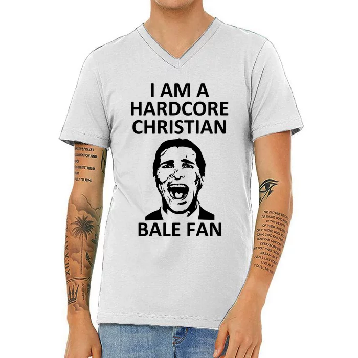 Hardcore Christian (Bale Fan) V-Neck T-Shirt