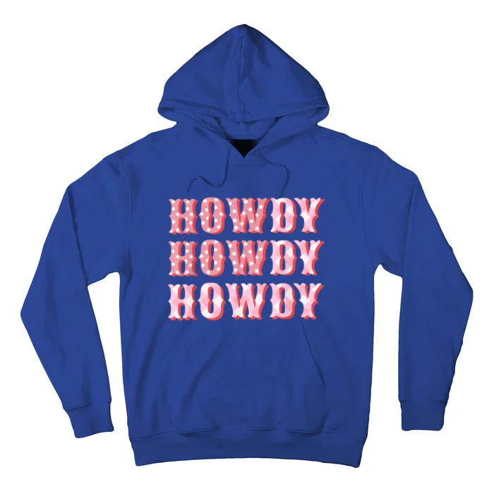 Howdy Cowgirl Boots Bling Women Cute Western Country Hoodie