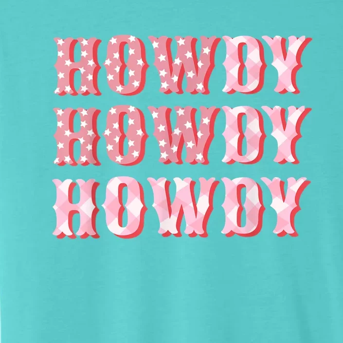 Howdy Cowgirl Boots Bling Women Cute Western Country ChromaSoft Performance T-Shirt