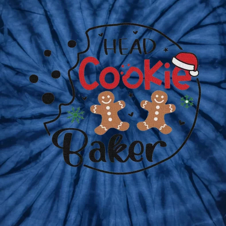 Head Cookie Baker Funny ChristmasChristmas Gift Christmas In July Tie-Dye T-Shirt