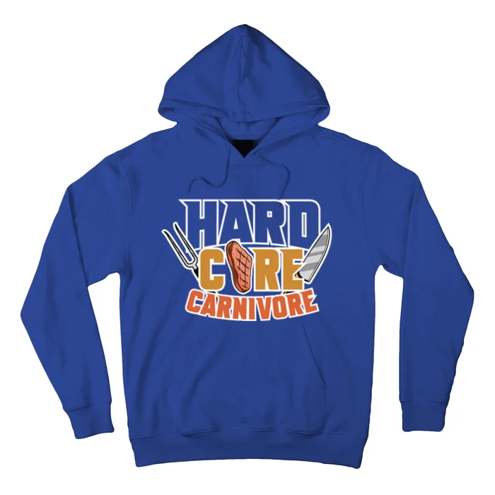 Hardcore Carnivore Bbq Party Meat Lover Bbq Grill Master Gift Hoodie