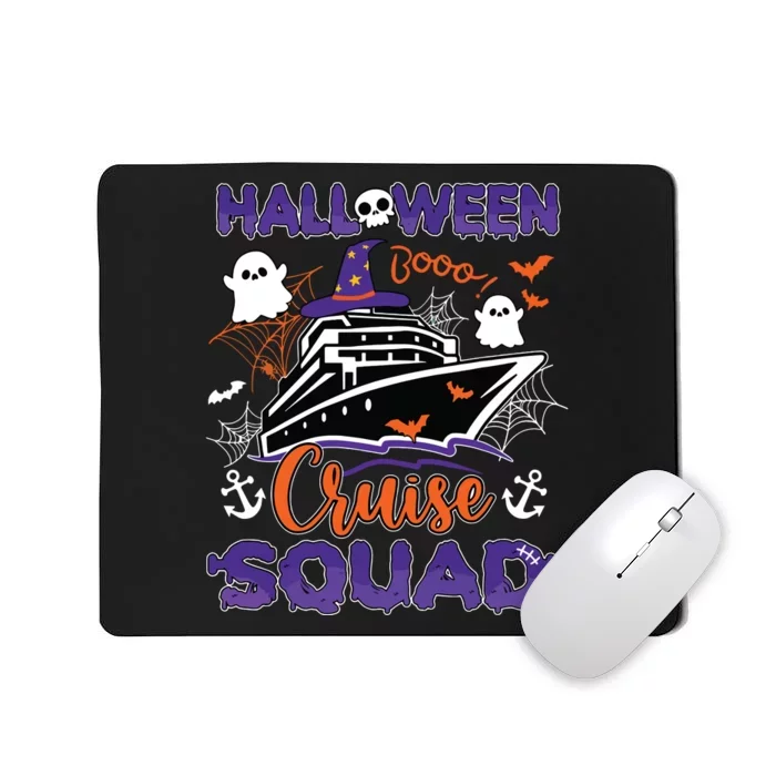 Halloween Cute Boo Cruise Squad Family Outfits Cruising Crew Mousepad