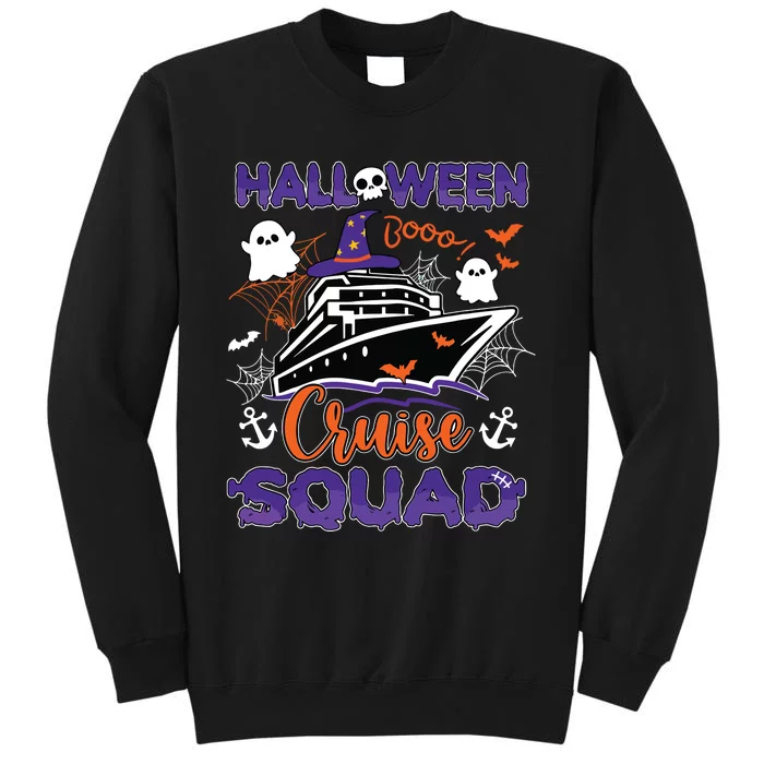 Halloween Cute Boo Cruise Squad Family Outfits Cruising Crew Tall Sweatshirt