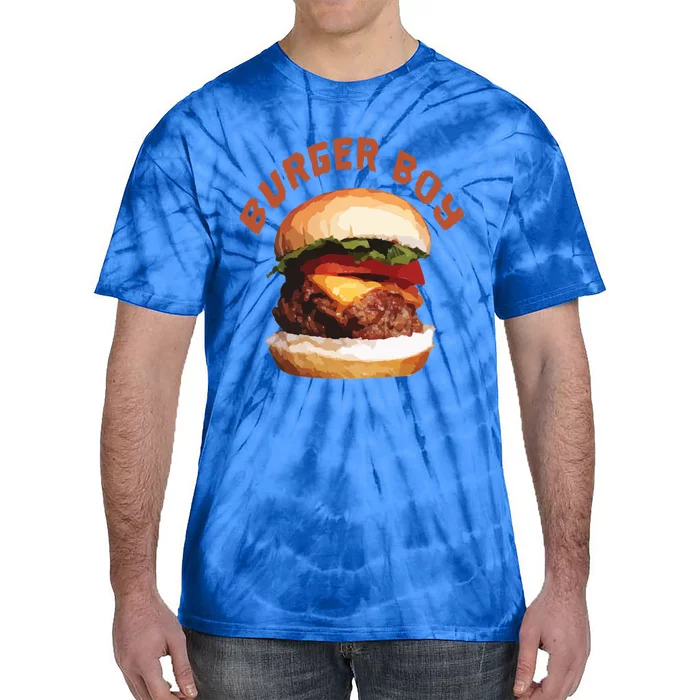 Hamburger Cheeseburger Burger Funny Fast Food Gift Tie-Dye T-Shirt