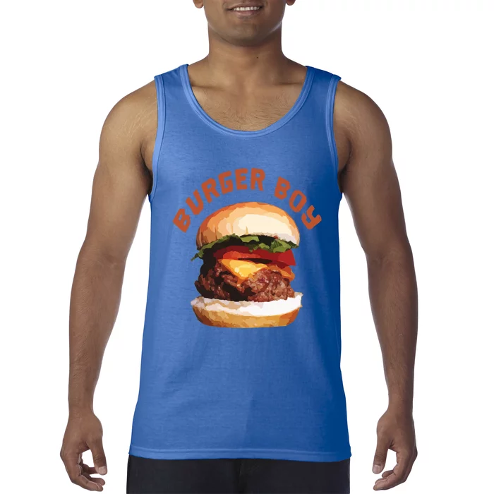 Hamburger Cheeseburger Burger Funny Fast Food Gift Tank Top