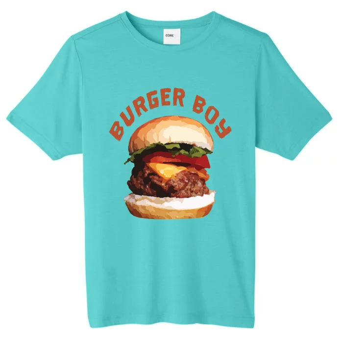 Hamburger Cheeseburger Burger Funny Fast Food Gift ChromaSoft Performance T-Shirt