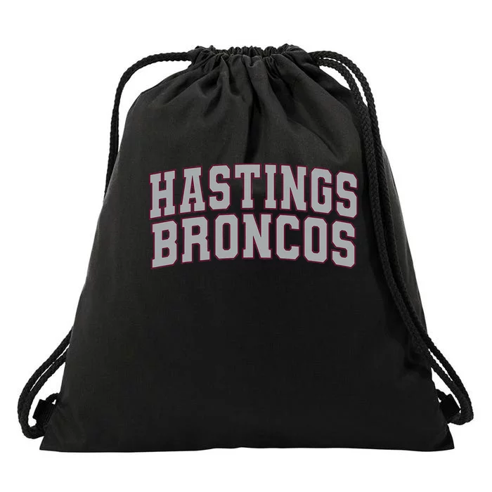 Hastings College Broncos 02 Drawstring Bag