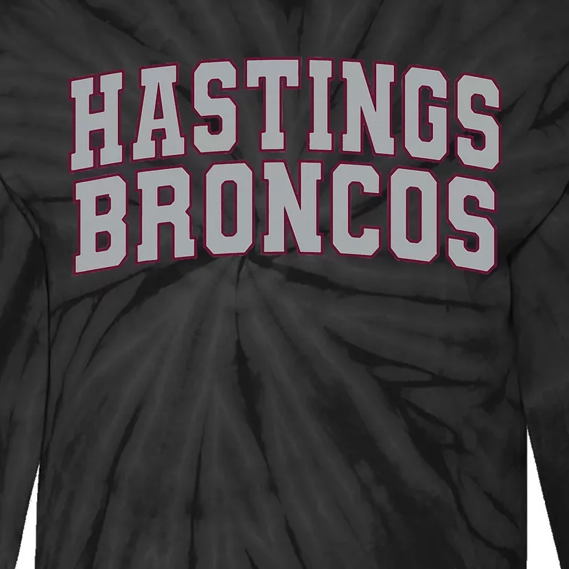 Hastings College Broncos 02 Tie-Dye Long Sleeve Shirt