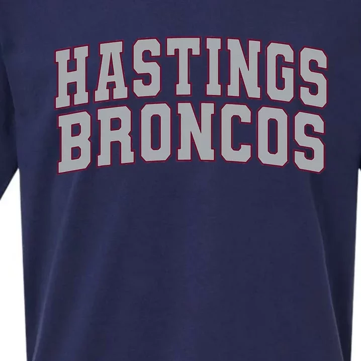 Hastings College Broncos 02 Sueded Cloud Jersey T-Shirt