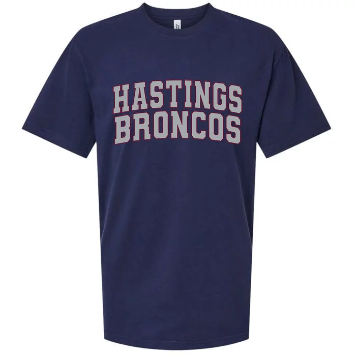 Hastings College Broncos 02 Sueded Cloud Jersey T-Shirt