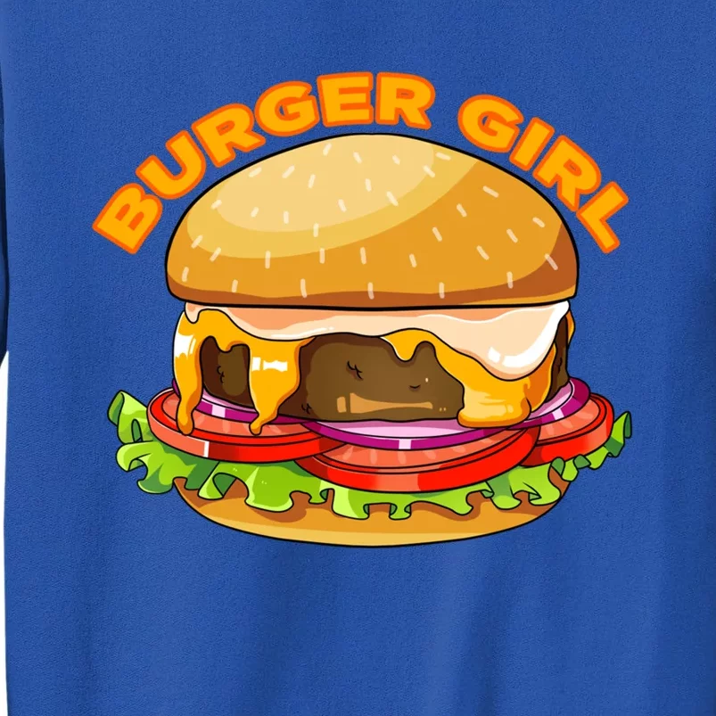 Hamburger Cheeseburger Burger Funny Fast Food Gift Tall Sweatshirt