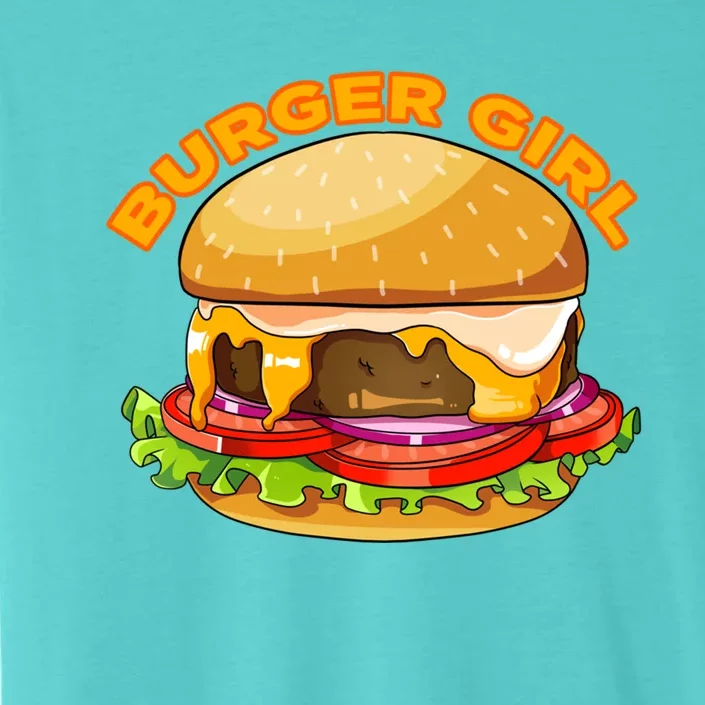 Hamburger Cheeseburger Burger Funny Fast Food Gift ChromaSoft Performance T-Shirt