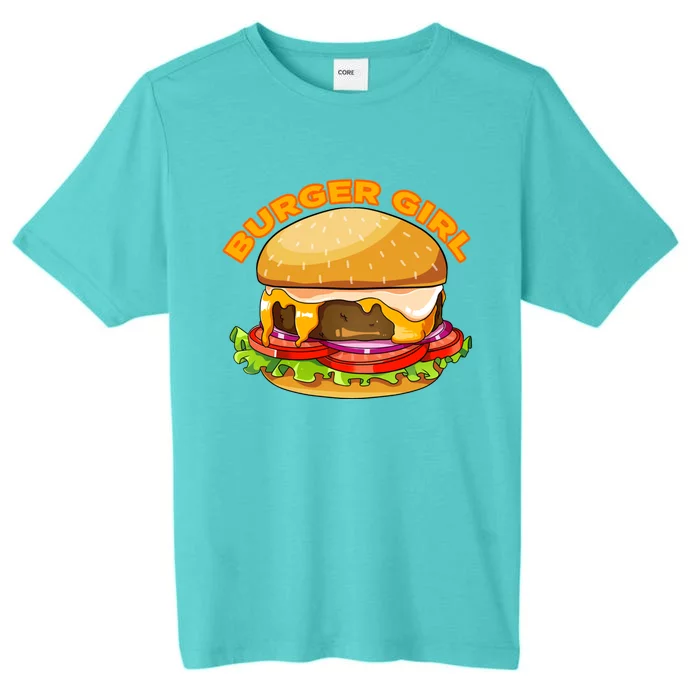 Hamburger Cheeseburger Burger Funny Fast Food Gift ChromaSoft Performance T-Shirt