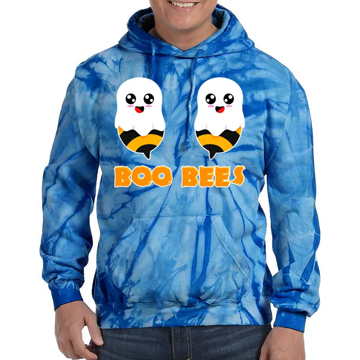 Halloween Costume Boo Bees Gift Tie Dye Hoodie