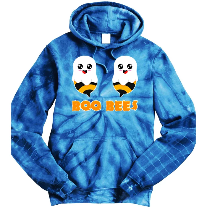 Halloween Costume Boo Bees Gift Tie Dye Hoodie