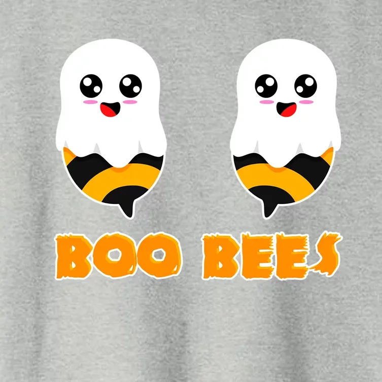 Halloween Costume Boo Bees Gift Women's Crop Top Tee