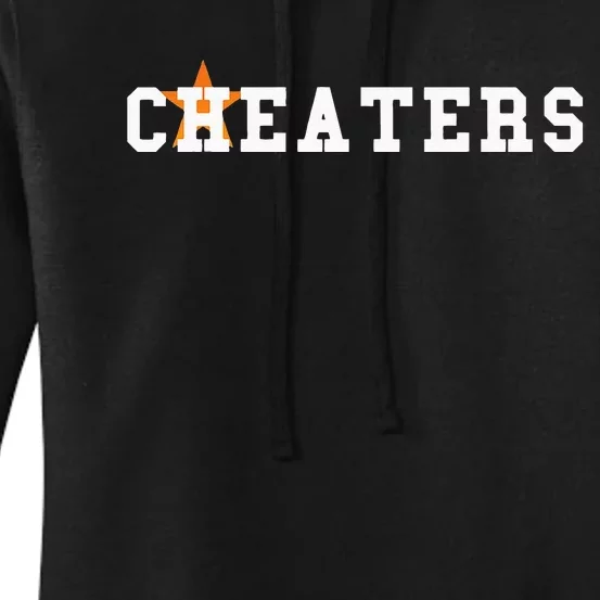 Houston Cheaters Baseball Sign Stealing Gift Women's Pullover Hoodie