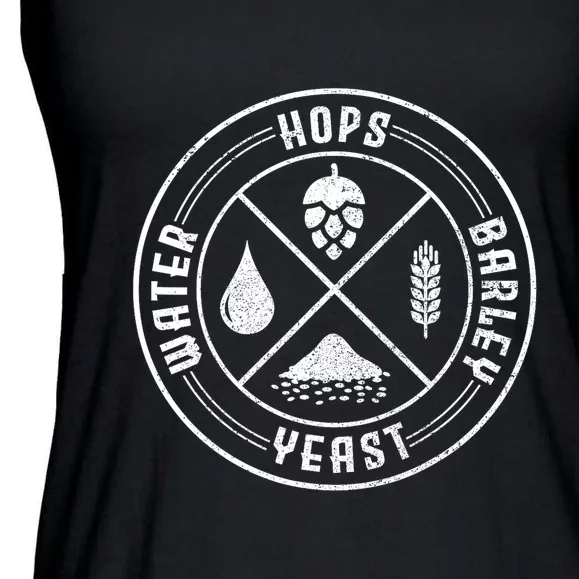 Homebrew Craft Beer Brewing Brewmaster Hops Beer Brewer Gift Ladies Essential Flowy Tank