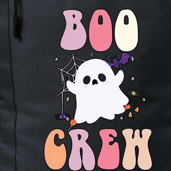 Halloween Costume Boo Crew Groovy Cute Ghost Gift Daily Commute Backpack