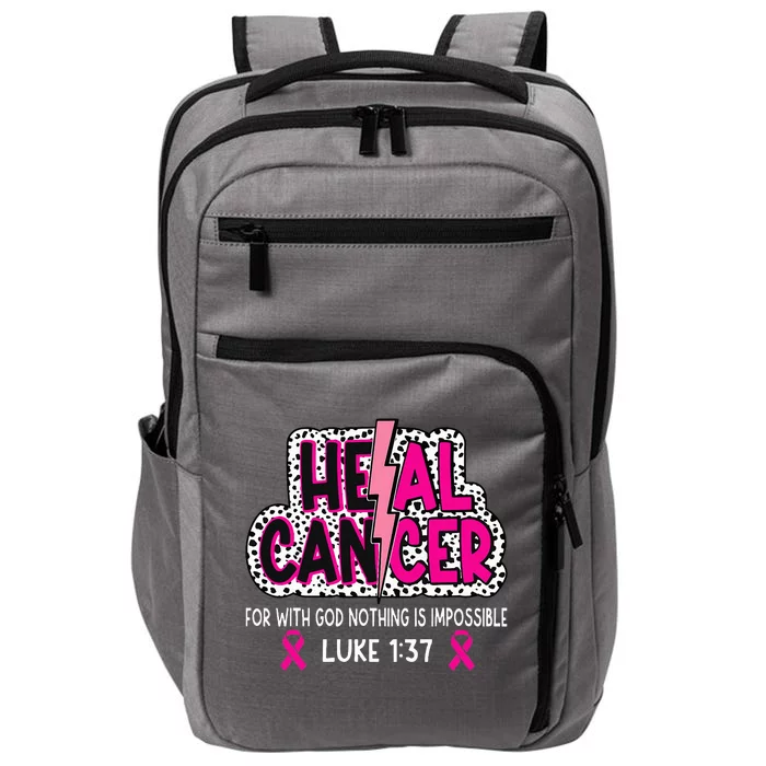 Heal Cancer Believe God Christian Impact Tech Backpack