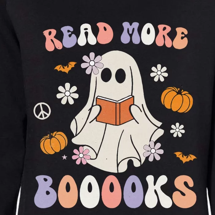 Halloween Cute Boo Read A Book Teacher's Day Womens California Wash Sweatshirt