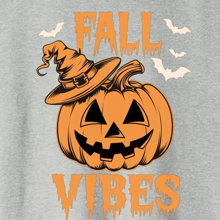 Halloween Coquette Bow Pumpkin Fall Vibes Spooky Mama Great Gift Women's Crop Top Tee