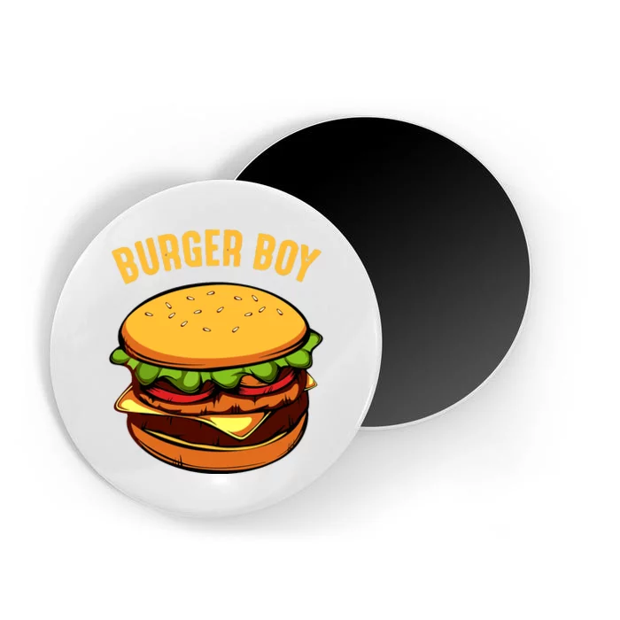 Hamburger Cheeseburger Burger Boy Funny Fast Food Lover Magnet