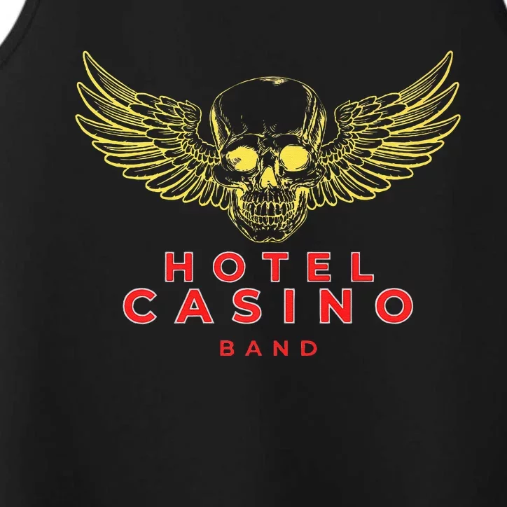 HOTEL CASINO Band Las Vegas Nevada Performance Tank