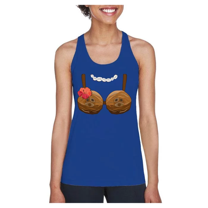 Halloween Coconut Bra Costume Coconut Halloween Women's Racerback Tank