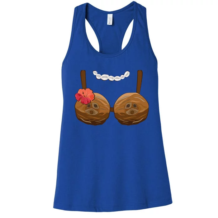 Halloween Coconut Bra Costume Coconut Halloween Women's Racerback Tank