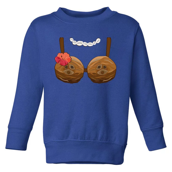 Halloween Coconut Bra Costume Coconut Halloween Toddler Sweatshirt