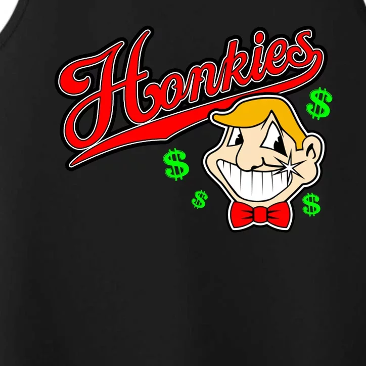 Honkies Caucasians Baseball Performance Tank