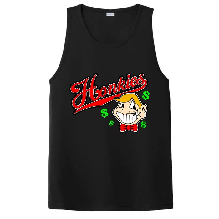 Honkies Caucasians Baseball Performance Tank