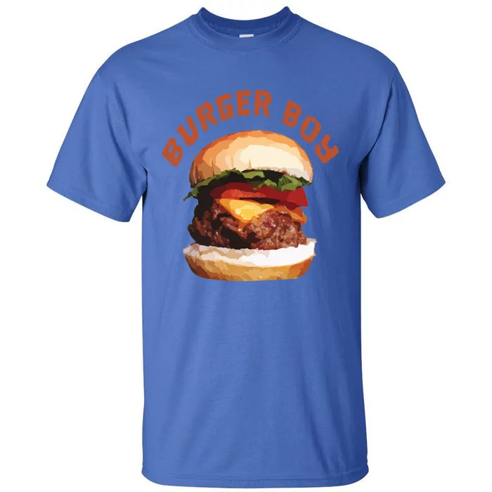 Hamburger Cheeseburger Burger Funny Fast Food Gift Tall T-Shirt