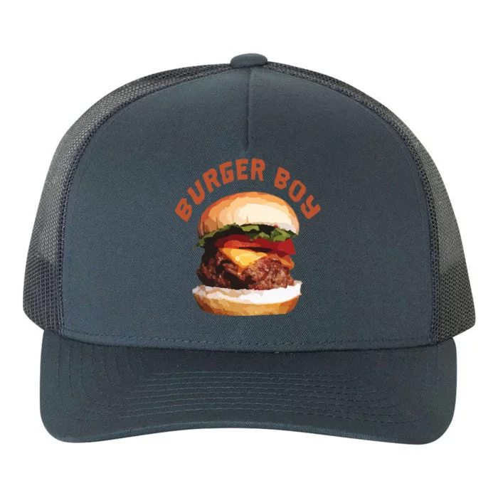 Hamburger Cheeseburger Burger Funny Fast Food Gift Yupoong Adult 5-Panel Trucker Hat