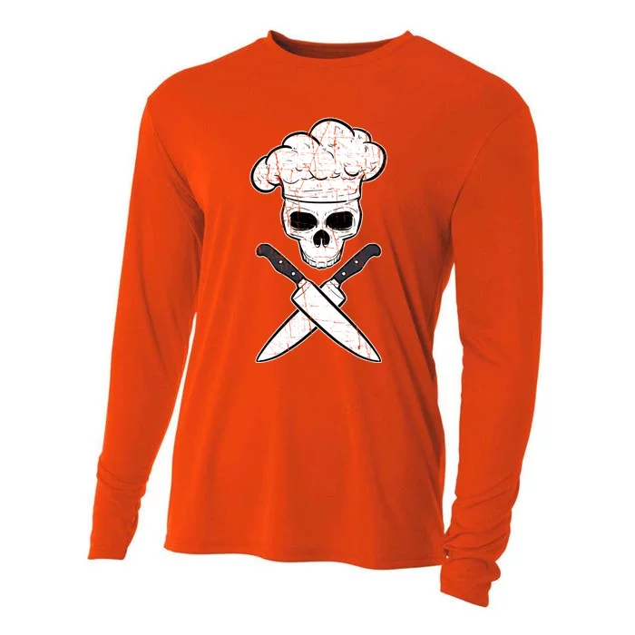 Head Chef Cook Catering Culinary School Cookery Set Foodie Gift Cooling Performance Long Sleeve Crew